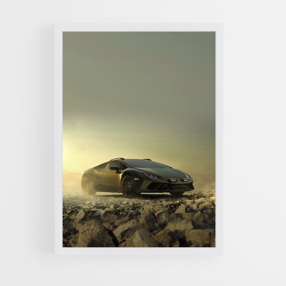 Poster Huracan sterrato – affiche Lamborghini (vue 3)